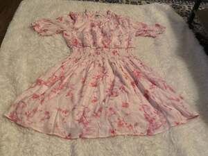 Nine West Floral Ruffle Blouson Mini Dress with Smocked Waist